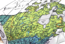 画像をギャラリービューアに読み込む, SAINT MICHAEL セントマイケル × DR WOO ドクター・ウー コラボ 長袖シャツ SLEEPWEAR パジャマ 世界地図 総柄 XL 美品 中古 56007