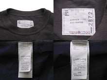 Load image into Gallery viewer, Sacai サカイ 半袖Ｔシャツ異素材 ドッキング ドローコード サイズ 3 グレー ネイビー 22-02872M 美品 中古 56010