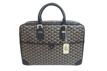 Load image into Gallery viewer, 極美品 GOYARD ゴヤール ビジネスバッグ ブリーフケース アンバサッドMM PVCコーティングキャンバス シルバー金具 中古 56016