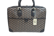 Load image into Gallery viewer, 極美品 GOYARD ゴヤール ビジネスバッグ ブリーフケース アンバサッドMM PVCコーティングキャンバス シルバー金具 中古 56016