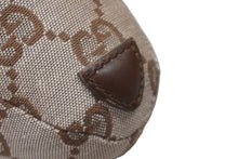 画像をギャラリービューアに読み込む, GUCCI グッチ GGキャンバス ぬいぐるみ 人形 テディーベア クマ ベージュ ピンク 7077722 美品 中古 56022