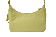 Load image into Gallery viewer, PRADA プラダ ハンドバッグ ミニバッグ 三角プレートロゴ テスート ナイロン 1NE515 イエロー シルバー金具 美品 中古 56057
