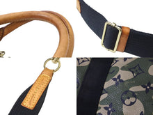 画像をギャラリービューアに読み込む, LOUIS VUITTON ルイヴィトン ボストンバッグ キーポルバンドリエール55 カモフラージュ村上隆 M95774 ゴールド金具 良品 中古 56059