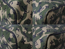 画像をギャラリービューアに読み込む, LOUIS VUITTON ルイヴィトン ボストンバッグ キーポルバンドリエール55 カモフラージュ村上隆 M95774 ゴールド金具 良品 中古 56059