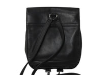 Load image into Gallery viewer, CHANEL シャネル ミニリュック チェーン レザー ココマーク ステッチ 4番台 ブラック シルバー金具 美品 中古 56063