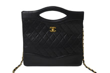 Load image into Gallery viewer, CHANEL シャネル ハンドバッグ マトラッセ 2WAY ショルダーバッグ 1番台 ブラック ラムスキン ゴールド金具 良品 中古 56065