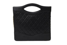 Load image into Gallery viewer, CHANEL シャネル ハンドバッグ マトラッセ 2WAY ショルダーバッグ 1番台 ブラック ラムスキン ゴールド金具 良品 中古 56065