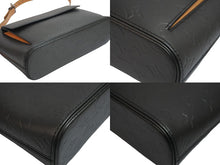 画像をギャラリービューアに読み込む, 極美品 LOUIS VUITTON ルイヴィトン ショルダーバッグ M55122 アルストン ノワール モノグラムマット シルバー金具 中古 56071
