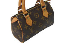 画像をギャラリービューアに読み込む, LOUIS VUITTON ルイヴィトン ミニスピーディ ボストンバッグ モノグラム M41534 PVC ブラウン ゴールド 美品 中古 56087