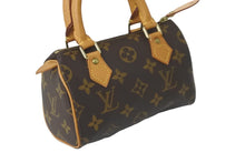 画像をギャラリービューアに読み込む, LOUIS VUITTON ルイヴィトン ミニスピーディ ボストンバッグ モノグラム M41534 PVC ブラウン ゴールド 美品 中古 56088