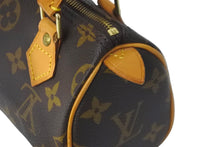 画像をギャラリービューアに読み込む, LOUIS VUITTON ルイヴィトン ミニスピーディ ボストンバッグ モノグラム M41534 PVC ブラウン ゴールド 美品 中古 56088