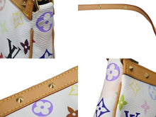 画像をギャラリービューアに読み込む, 極美品 LOUIS VUITTON ルイヴィトン マルチカラー ポシェットアクセソワール ホワイト M92649 村上隆 中古 56098