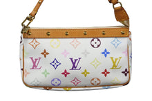 画像をギャラリービューアに読み込む, LOUIS VUITTON ルイヴィトン ハンドバッグ ポシェットアクセソワール モノグラムマルチカラー M92649 ゴールド金具 美品 中古 56099