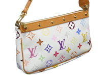画像をギャラリービューアに読み込む, LOUIS VUITTON ルイヴィトン ハンドバッグ ポシェットアクセソワール モノグラムマルチカラー M92649 ゴールド金具 美品 中古 56099
