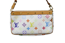 画像をギャラリービューアに読み込む, LOUIS VUITTON ルイヴィトン ポシェット アクセソワール モノグラム M92649 マルチカラー ブロン ゴールド金具 美品 中古 56100