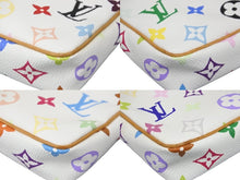 画像をギャラリービューアに読み込む, LOUIS VUITTON ルイヴィトン ポシェット アクセソワール モノグラム M92649 マルチカラー ブロン ゴールド金具 美品 中古 56100