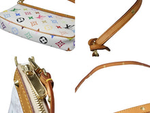 画像をギャラリービューアに読み込む, LOUIS VUITTON ルイヴィトン ポシェット アクセソワール モノグラム M92649 マルチカラー ブロン ゴールド金具 美品 中古 56100