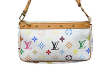 画像をギャラリービューアに読み込む, LOUIS VUITTON ルイヴィトン ハンドバッグ ポシェット アクセソワール モノグラム ブロン M92649 ゴールド金具 美品 中古 56101
