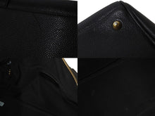 画像をギャラリービューアに読み込む, CHANEL シャネル 2WAYボストンバッグ ココマーク チャーム キャビアスキン 3番台 1995年 ブラック ゴールド金具 美品 中古 56111