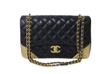 画像をギャラリービューアに読み込む, CHANEL シャネル マトラッセ チェーンショルダーバッグ 24番台 A94495 ブラック ラムスキン ゴールド金具 美品 中古 56112