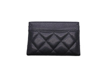 画像をギャラリービューアに読み込む, 極美品 CHANEL シャネル ココマーク カードケース クラシック キャビアスキン ブラック 29番台 中古 56113