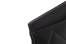 画像をギャラリービューアに読み込む, 極美品 CHANEL シャネル ココマーク カードケース クラシック キャビアスキン ブラック 29番台 中古 56113
