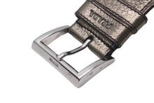 Load image into Gallery viewer, PRADA プラダ ベルト バックル ヴィンテージ ゴールド ベージュ レザー シルバー金具 美品 中古 56123
