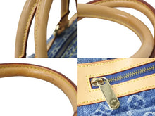 画像をギャラリービューアに読み込む, 極美品 LOUIS VUITTON ルイヴィトン ハンドバッグ ネオスピーディ モノグラムデニム M95019 ゴールド金具 中古 56130