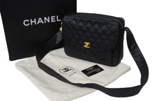 画像をギャラリービューアに読み込む, CHANEL シャネル ショルダーバッグ マトラッセ 2番台 ココマーク ココボール ブラック キャビアスキン ゴールド 美品 中古 56146