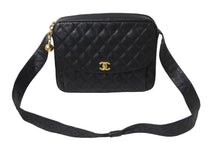 画像をギャラリービューアに読み込む, CHANEL シャネル ショルダーバッグ マトラッセ 2番台 ココマーク ココボール ブラック キャビアスキン ゴールド 美品 中古 56146