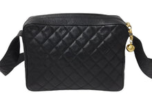画像をギャラリービューアに読み込む, CHANEL シャネル ショルダーバッグ マトラッセ 2番台 ココマーク ココボール ブラック キャビアスキン ゴールド 美品 中古 56146