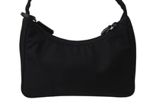 Load image into Gallery viewer, PRADA プラダ ハンドバッグ ミニバッグ 三角プレートロゴ テスート ナイロン 1NE515 ブラック シルバー金具 美品 中古 56149