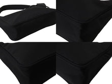 Load image into Gallery viewer, PRADA プラダ ハンドバッグ ミニバッグ 三角プレートロゴ テスート ナイロン 1NE515 ブラック シルバー金具 美品 中古 56149