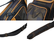 画像をギャラリービューアに読み込む, LOUIS VUITTON ルイヴィトン ショルダーバッグ アマゾン スリングバッグ NIGO ダミエジャイアント N40357 ブラウン 美品 中古 56153