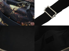 Load image into Gallery viewer, Christian Dior クリスチャンディオール ショルダーバッグ ヴァニタス柄スカルローズ 2WAY シルバー 美品 中古 56154