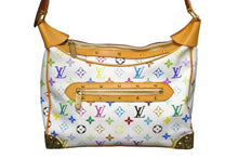 画像をギャラリービューアに読み込む, LOUIS VUITTON ルイヴィトン 村上隆 ショルダーバッグ モノグラムマルチ ブローニュ M92660 美品 中古 56155
