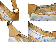 画像をギャラリービューアに読み込む, LOUIS VUITTON ルイヴィトン 村上隆 ショルダーバッグ モノグラムマルチ ブローニュ M92660 美品 中古 56155