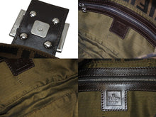 画像をギャラリービューアに読み込む, FENDI フェンディ ズッカ柄 マンマバケット ショルダーバッグ ワンショルダー ブラウン アクセサリーポーチ 美品 中古 56166