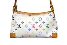 Load image into Gallery viewer, LOUIS VUITTON ルイヴィトン × 村上隆 モノグラムマルチ ホワイト ショルダーバッグ エライザ M40098 美品 中古 56170