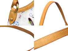 Load image into Gallery viewer, LOUIS VUITTON ルイヴィトン × 村上隆 モノグラムマルチ ホワイト ショルダーバッグ エライザ M40098 美品 中古 56170