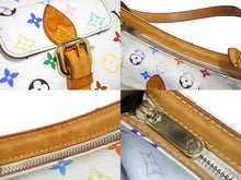 Load image into Gallery viewer, LOUIS VUITTON ルイヴィトン × 村上隆 モノグラムマルチ ホワイト ショルダーバッグ エライザ M40098 美品 中古 56170