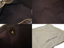 画像をギャラリービューアに読み込む, 極美品 LOUIS VUITTON ルイヴィトン ボストンバッグ N41414 キーポルバンドリエール55 ダミエエベヌ ゴールド金具 中古 56172