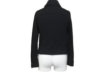 Load image into Gallery viewer, CHANEL シャネル ブルゾン シングル ライダース ジャケット ココマーク ブラック ウール サイズ34 P38075V21513 美品 中古 56182