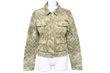 画像をギャラリービューアに読み込む, LOUIS VUITTON ルイヴィトン 村上隆 カモフラ デニムジャケット 2008aw RW082W WNJA31CON 美品 中古 56194