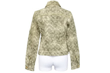 画像をギャラリービューアに読み込む, LOUIS VUITTON ルイヴィトン 村上隆 カモフラ デニムジャケット 2008aw RW082W WNJA31CON 美品 中古 56194