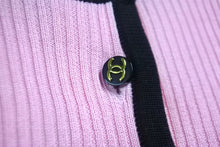 画像をギャラリービューアに読み込む, CHANEL シャネル 半袖Ｔシャツ チビT ココマークボタン PO5191V00233 95P ピンク ブラック サイズ38 中古 56196