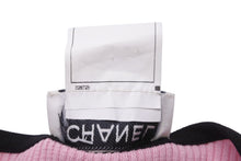 画像をギャラリービューアに読み込む, CHANEL シャネル 半袖Ｔシャツ チビT ココマークボタン PO5191V00233 95P ピンク ブラック サイズ38 中古 56196