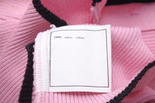 画像をギャラリービューアに読み込む, CHANEL シャネル 半袖Ｔシャツ チビT ココマークボタン PO5191V00233 95P ピンク ブラック サイズ38 中古 56196