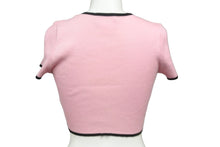 画像をギャラリービューアに読み込む, CHANEL シャネル 半袖Ｔシャツ コマーク トップス ヴィンテージ 95P ピンク コットン サイズ38 P05191V00233 美品 中古 56197
