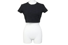 画像をギャラリービューアに読み込む, CHANEL シャネル 半袖Ｔシャツ ココマーク トップス ヴィンテージ 97P ブラック 38 P07794V05398 美品 中古 56198